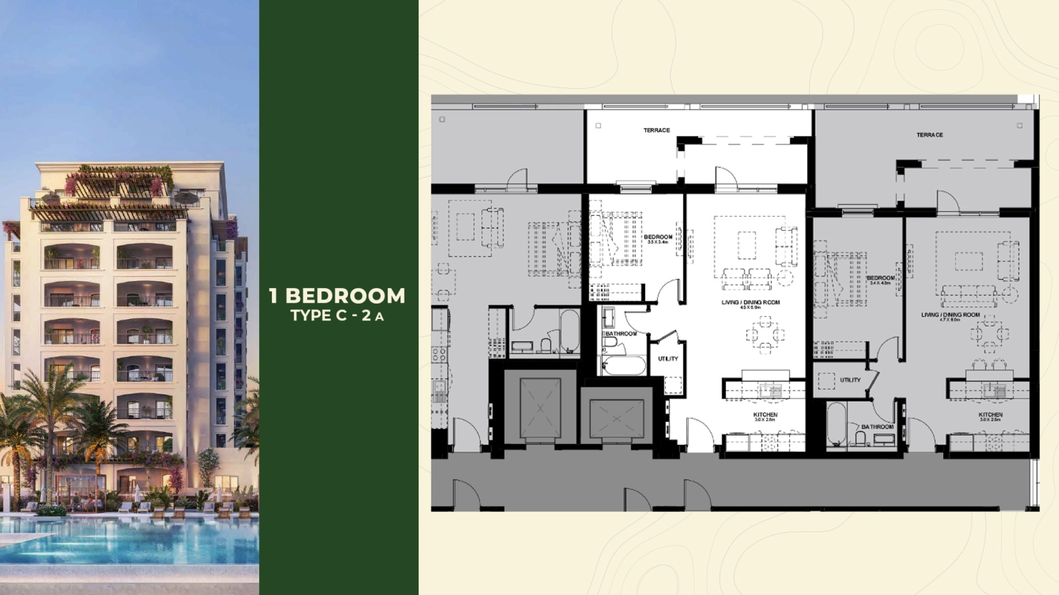 1 BR - Type A